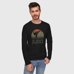 Мужской лонгслив хлопок Judo fighter - фото 2