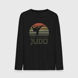 Мужской лонгслив хлопок Judo fighter