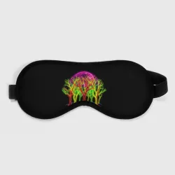 Маска для сна 3D Neon  trees