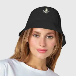 Женская панама хлопок Лягушка летит на гусе - фото 2