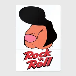 Магнитный плакат 2Х3 Логотип rock n roll мем