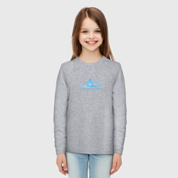 Детский лонгслив хлопок Лучше вода у друга лаконичный орнамент - фото 2