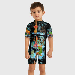 Детский купальный костюм 3D Русские народные зимние гуляния - фото 2