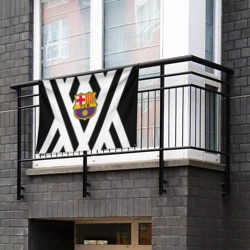 Флаг-баннер Barcelona черные полосы - фото 2