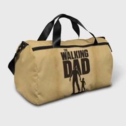Сумка спортивная 3D The walking dad - каламбур