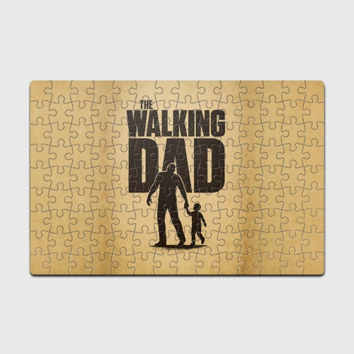 Головоломка Пазл магнитный 126 элементов The walking dad - каламбур