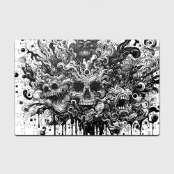 Головоломка Пазл магнитный 126 элементов Cool skull - fantasy pattern