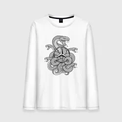 Мужской лонгслив хлопок Mercedes - snake