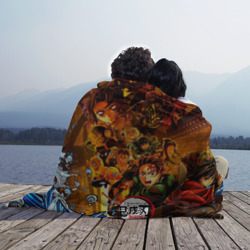 Плед 3D Персонажи из Истребитель демонов бесконечный замок - фото 2