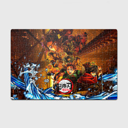 Головоломка Пазл магнитный 126 элементов Персонажи из Истребитель демонов бесконечный замок