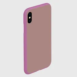 Чехол для iPhone XS Max матовый Цвет капучино - фото 2