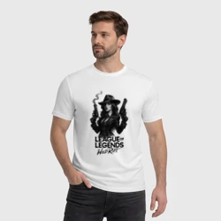 Мужская футболка хлопок Мисс фортуна Нуар League of Legends - фото 2