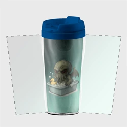 Термокружка-непроливайка Ктулху с уточкой моется в тазике - фото 2