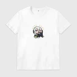 Мужская футболка хлопок Энби стикер чиби