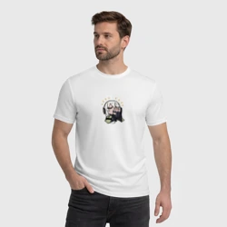 Мужская футболка хлопок Энби стикер чиби - фото 2