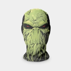 Маска карнавальная 3D Лесной зелёный монстр - болотная тварь