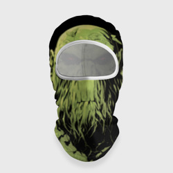 Балаклава 3D Лесной зелёный монстр - болотная тварь