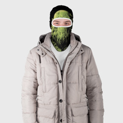 Балаклава 3D Лесной зелёный монстр - болотная тварь - фото 2