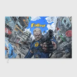 Флаг 3D Fallout брутальный седьмой
