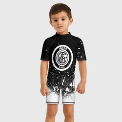 Детский купальный костюм 3D Inter белый всплеск краско - фото 2