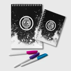 Блокнот Inter белый всплеск краско