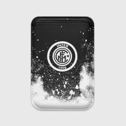 Картхолдер Magsafe магнитный Inter белый всплеск краско