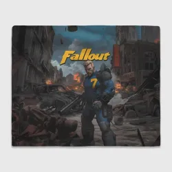Плед 3D Fallout взрыв домов