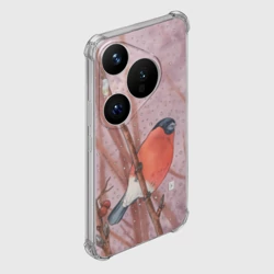 Чехол для Huawei Pura 70 Снегирь и зимние ягоды - фото 2