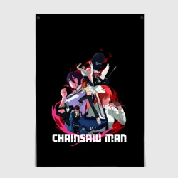 Постер Герои истории Резе Человек бензопила