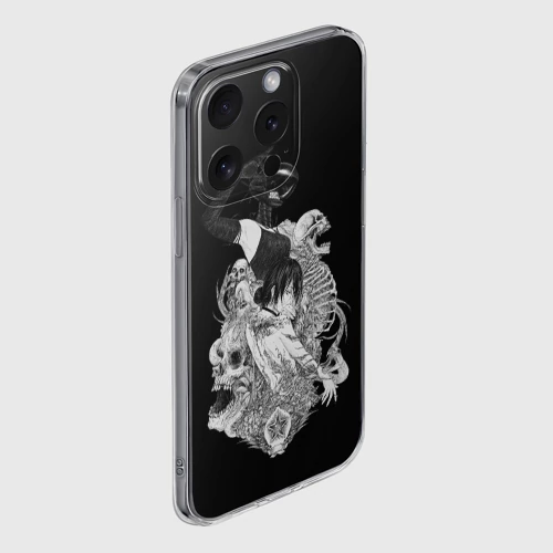 Чехол для iPhone 15 Pro Max силиконовый с защитой камеры с принтом Резе демон бомба Человек бензопила - картинка 3 Чехол для iPhone 15 Pro Max силиконовый с защитой камеры Резе демон бомба Человек бензопила - фото 3