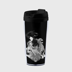 Термокружка-непроливайка Резе демон бомба Человек бензопила