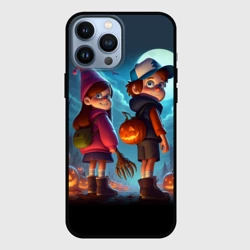 Чехол для iPhone 13 Pro Max Диппер с Мэйбл в ночь на хэллоуин