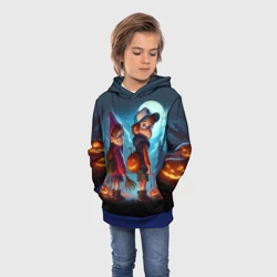 Детская толстовка 3D Диппер с Мэйбл в ночь на хэллоуин - фото 2