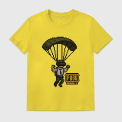 Мужская футболка хлопок Pubg mobile парашют