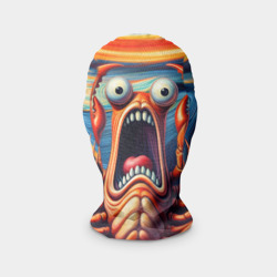 Маска карнавальная 3D Рак кричит на картине Эдварда Мунка - мем