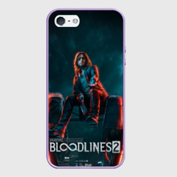 Чехол для iPhone 5/5S матовый Вампир из Vampire the masquerade bloodlines 2 