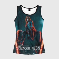 Женская майка 3D Вампир из Vampire the masquerade bloodlines 2 