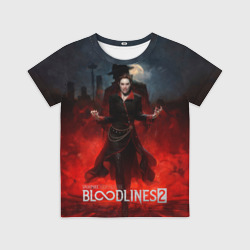 Детская футболка 3D Вампиры из Vampire the masquerade bloodlines 2