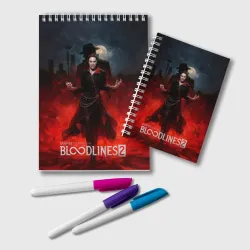 Блокнот Вампиры из Vampire the masquerade bloodlines 2