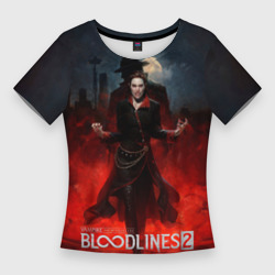 Женская футболка 3D Slim Вампиры из Vampire the masquerade bloodlines 2