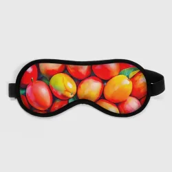 Маска для сна 3D Сочные сливы