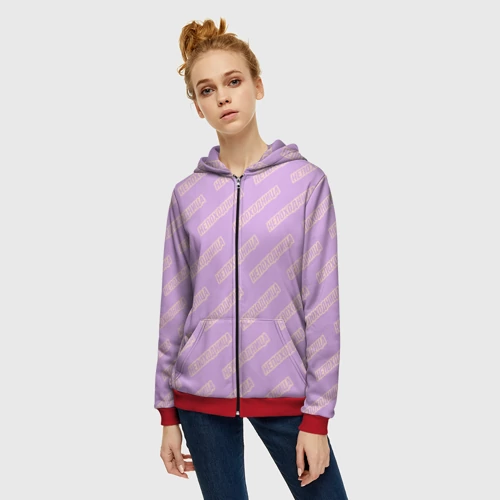 Женская толстовка 3D на молнии Непоходница - фото 3