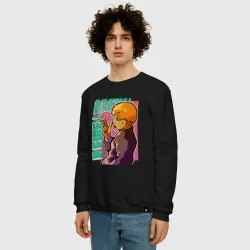 Мужской свитшот хлопок Моб психо 100 Arataka Reigen - фото 2