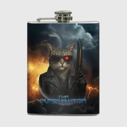 Фляга The purrminator кот терминатор