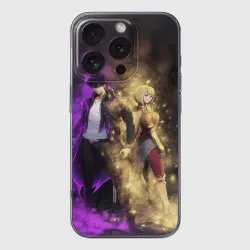 Чехол для iPhone 16 Pro Max силиконовый с защитой камеры Сон Джин Ву и Ча Хэ Ин