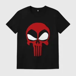 Мужская футболка хлопок Punisher skeletor
