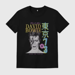 Мужская футболка хлопок David Bowie - Live in Tokyo '73