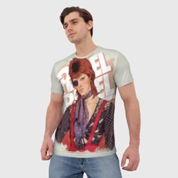 Мужская футболка 3D David Bowie Rebel Rebel - фото 2