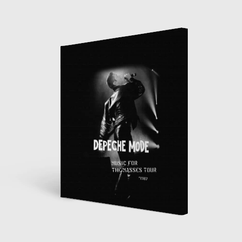 Холст квадратный Depeche Mode - Music for the Masses tour