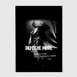 Постер Depeche Mode - Music for the Masses tour